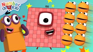 Apprendre à compter jusquà 100 en Anglais  Compter sur Numberblobs  Numberblocks en français [upl. by Yttap942]