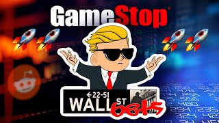 The Internet vs Wall Street GameStop short squeeze explained 🚀 [upl. by Sirkin837]