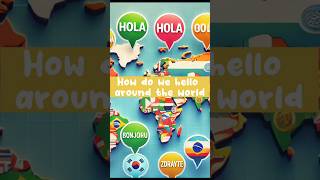 How to Say Hello Around the World🌍 greetings helloworld traveltips worldculture aroundtheworld [upl. by Deloris]