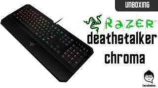 Unboxing y Análisis Teclado Gaming Razer Deathstalker Chroma [upl. by Llenna425]