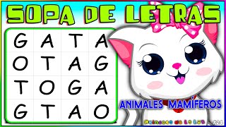 🥣 SOPA DE LETRAS 🆎 Pasatiempos DIVERTIDOS 💪 ENTRENA Tu MENTE 🧠 Juegos MENTALES 🎲 TEST Para NIÑOS [upl. by Tlihcox815]