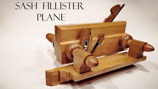 021 Sash fillister plane  building process Woodworking [upl. by Fabe569]