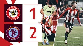 Two Red Cards and VAR Controversy 🔴  Brentford 12 Aston Villa  Premier League Highlights [upl. by Gnilrits]