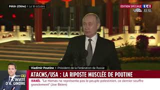 ATACMS  en riposte Poutine menace dutiliser des MIGS et des Kinjals en mer Noire [upl. by Nevile]