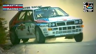 Rally Lancia Delta HF Integrale Martini Racing Tribute Pure Sound Full HD [upl. by Trubow]