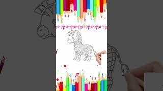 🦓Como desenhar pintar e colorir frutas  Desenhos animados  Desenho fácil  82 [upl. by Aneehsar]