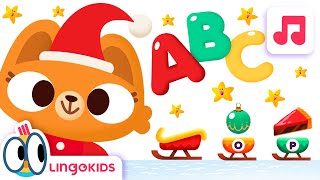 ABC SLEIGH SONG 🛷 A is for Acorn B is for Bell 🎶 Lingokids ABC Song [upl. by Platas]