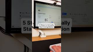 5 Steps to Actually Start Using Notion notion notionhq notionapp tutorial [upl. by Adrienne]