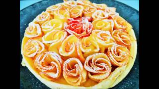 RECETTE DE LA TARTE AUX POMMES BOUQUET DE ROSES fondantes [upl. by Nireil509]