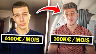 Je suis passé de 1400€mois à 100000€mois  mon histoire en toute INTIMITÉ [upl. by Payson379]