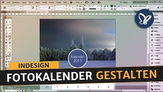 InDesign Tutorial Fotokalender und passendes Deckblatt gestalten [upl. by Vardon]