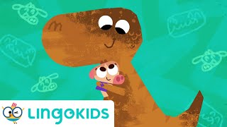 COWYS TREX SONG 🦖🎶  Nursery Rhymes  Lingokids [upl. by Ddot]