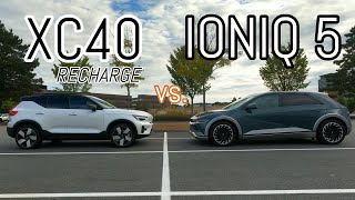 Volvo XC40 Recharge vs Hyundai IONIQ 5 EV Owner Comparison [upl. by Tymes154]