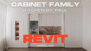 Kitchen Cabinets in Revit  Casework Tutorial [upl. by Skolnik]