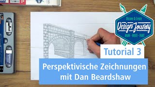 Zweipunktperspektive  Tutorial 3  STAEDTLER Art Class [upl. by Solracesoj]