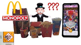 Playing McDonalds Monopoly  Part 3 2023 [upl. by Bury]