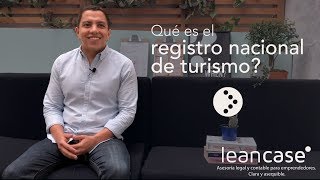 Qué es el registro nacional de turismo [upl. by Riehl45]