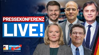 LIVE Pressekonferenz der AfDFraktion  Diese Woche im Bundestag [upl. by Giarg]