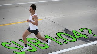 Running SUPER Fast at a Small Local Half Marathon  City of Lakes Half [upl. by Walters]