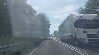 dashcam burbage to Newbold on avon video 1 July 30th 2024 [upl. by Llemar]