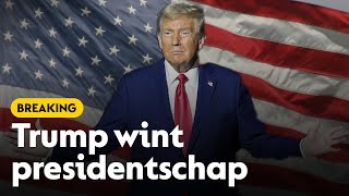 Kijk terug  Trump wint Amerikaanse verkiezingen wordt de 47e president van de VS [upl. by Liebermann]