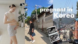 my first trimester in Seoul 💚 date in Bukchon Hanok Village pregnancy skincare routine amp cravings [upl. by Aicia]