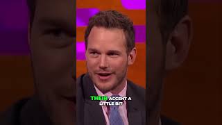 Chris Pratts Hilarious TOWIE Accent Challenge shorts [upl. by Esinwahs849]