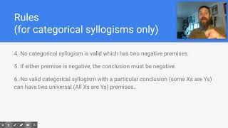 Rules for Categorical Syllogisms [upl. by Acir]