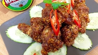 Marmite Chicken Recipe 妈蜜鸡  Huang Kitchen [upl. by Ibot]