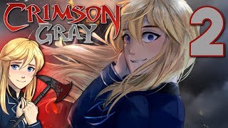 Crimson Gray  YANDERE DATE GOES AXEACTLY RIGHT Visual Novel Manly Lets Play  2 [upl. by Eltotsira]