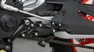 Bonamici Rearsets Review And Install On 2023 Aprilia RS660 [upl. by Salomon]