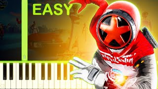 BOONBOOMGER THEME  EASY Piano Tutorial [upl. by Layol]