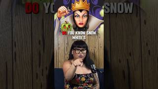 Evil Queen’s Real Name  Disney Snow White disneymovies snowwhite evilqueen [upl. by Fariss]