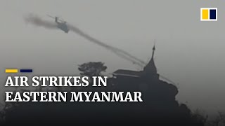 Eastern Myanmar sees fighting on a scale unseen for decades according to relief organisation [upl. by Assyram]