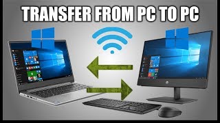 How to Transfer From PC to PC  Wireless  PhotosVideoMusicFiles [upl. by Nye455]