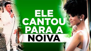 Surpresa no casamento NOIVO canta na entrada da NOIVA  CANETA E PAPEL os Arrais [upl. by Calla]