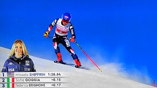 Mikaela Shiffrin  WINNER 91  Downhill  StMoritz  2023 [upl. by Eahsel]