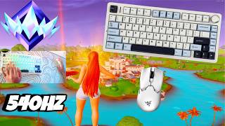 Aula F75 ASMR🤩 Unreal Ranked 💰 Satisfying Keyboard Fortnite 540 FPS Smooth 4K [upl. by Bellina]