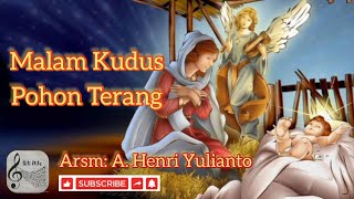 MALAM KUDUS  POHON TERANG Medley  Lagu natal  Sample koor  Free download teks di deskripsi [upl. by Notfilc890]