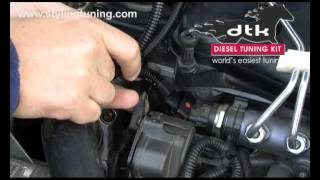 Volvo D5 diesel chiptuning installasjon [upl. by Arikahc116]