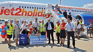 Burgas Airport  Celebrating 1 000 000th passenger for 2022 [upl. by Farant603]