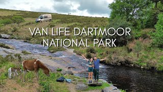 VAN LIFE UK  Dartmoor National Park Devon  Wild swimming hiking [upl. by Marcello]