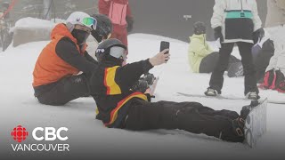 Skiers and snowboarders make their way to Cypress Mountain as ski season starts [upl. by Creighton]