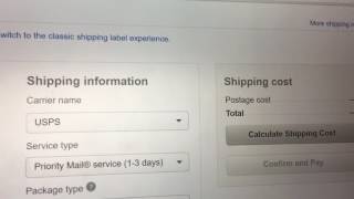 How to create a USPS First Class Parcel Select or Media Mail shipping label ONLINE [upl. by Ariayek652]