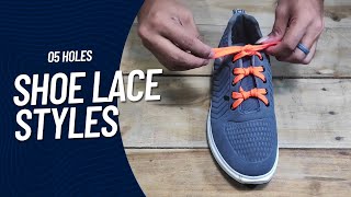 Shoes Lace Styles For 05 Holes [upl. by Pinchas811]