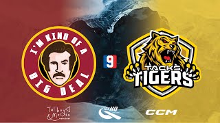 Big Deals V Tigers  Div 9  18th August  IceHQ Beer League ice hockey [upl. by Nide]