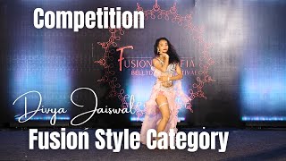 Divya Jaiswal Competition Fusion Category At Fusion Mafia Bellydance Festival 2024 By Arun Bhardwaj [upl. by Silisav]