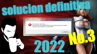 Solución archivo de registro dxerror log y directx 2022 Juegos no abren solución [upl. by Mitchell132]