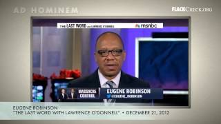 Ad Hominem MSNBC Commentators vs Wayne LaPierre [upl. by Trevar]