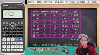 BIJAK KALKULATOR 12 CASIO CLASSWIZ fx570EX Mencari Varians amp Sisihan Piawai DATA TERKUMPUL [upl. by Llemij]